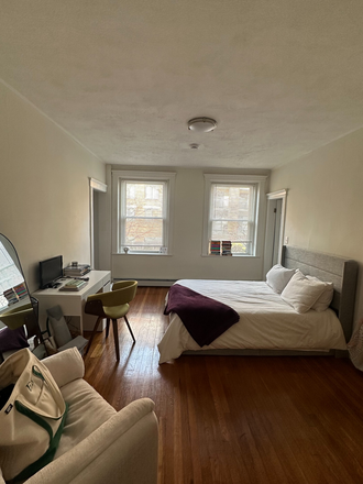 Living Area - Studio Apartment in Allston, MA