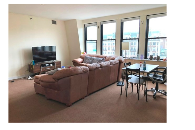 living room - Comm ave --2 units on the same floor Condo