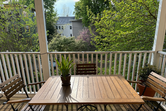 Back deck 8 x14' - Beautiful, Sunlit 2 Bedroom 5 Minute Walk to Harvard Common Apartments