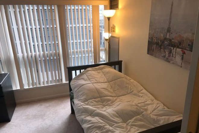 Now a queen sized bed! - 2 Furnished Bedrooms + Living room in Heart of Toronto Apartments