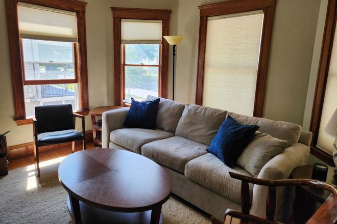 Living Room - Large, Unfurnished One Bedroom Apartment