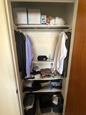 Closet in available room - 3 bed 1 bath House