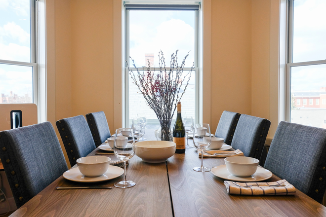 Dining Room - Harvard Square Master Suite with Private Bath · Furnished Smart Home