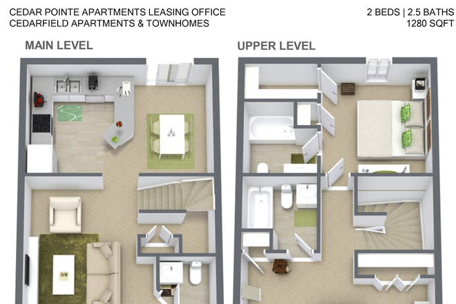 Floorplan - Cedar Field Townhome
