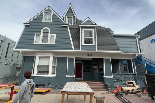 House facade, 3rd floor window top center - Unit C 1080 13th st. Apartments