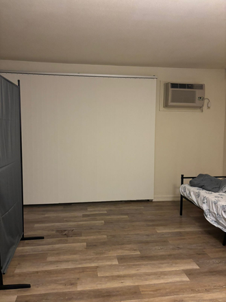 The space, patio behind the curtains - Sublease at a Townhouse Apartment , very close to the campus