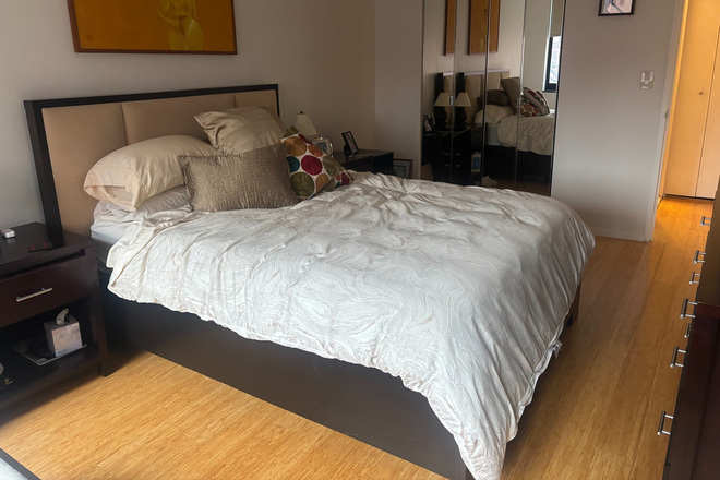 Bedroom - Battery Park  Furnished 1 Bedroom Riverside Doorman convenient to most subways Condo