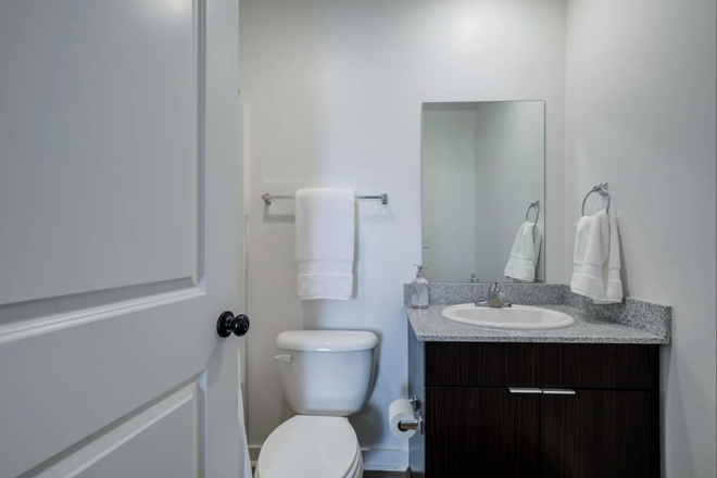 Bathroom - Redpoint Pre-lease for the 2026-2027 school year! Apartments