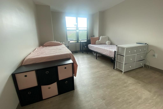 Room spot - can be private or shared, also has a spacious closet. - Girls Apartment near campus, Private or shared room