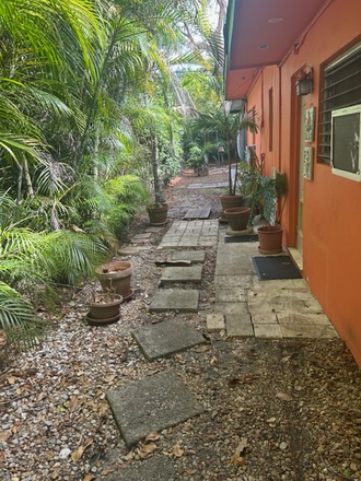Entrance to the cottage. Private and fenced garden. - Beautiful, Lush 1 bedroom cottage, two blocks from UM