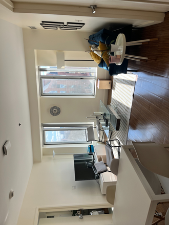 Living room - South facing sunny beautifully furnished 2 bed 2 bathroom apartment on HBS campus