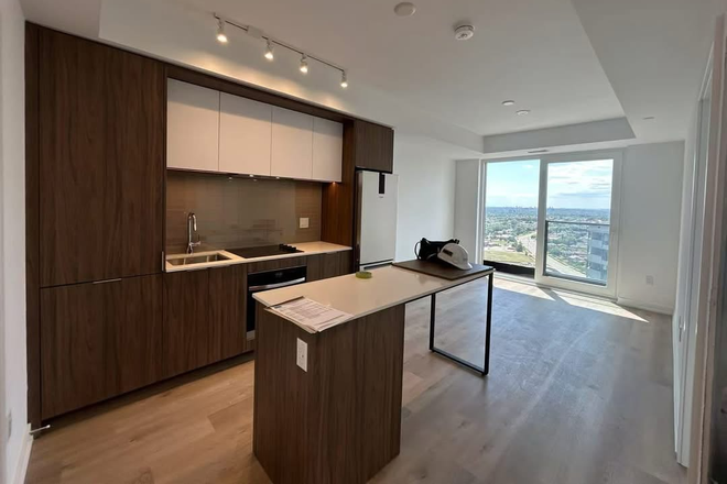 Living Room and Kitchen - 1 Bedroom in Mississauga City Centre