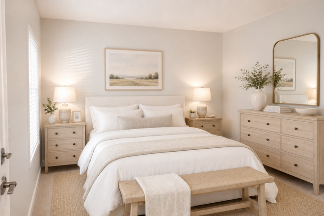 1st floor bedroom - Remodeled 4-Bedroom Townhouse with Deck and Backyard