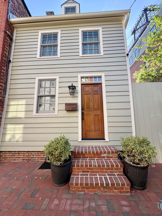 Exterior view - Charming Historic Row Home in the Heart of Fells Point *with parking pad*
