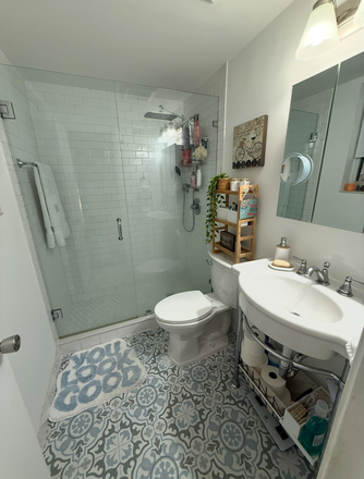 Bathroom - One Bedroom Remodeled unfurnished Apt