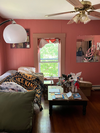 Livingroom - Furnished room shared apartment with academic and professional