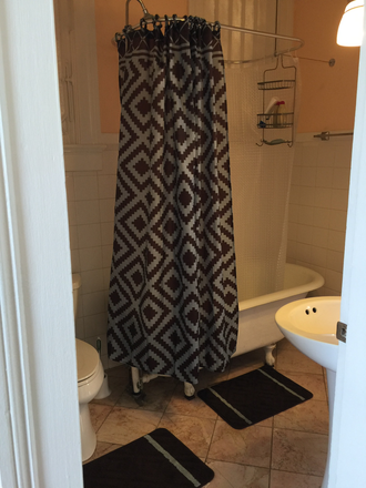 front bathroom - Furnished apartment on New Orleans streetcar line