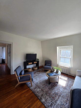 Living room - Sunny Top-Floor 2-Bedroom Condo in Avon Hill, Cambridge 02138