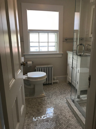 Recently renovated bathroom - Furnished Large Private Room in Prime Neighborhood Close to Harvard House