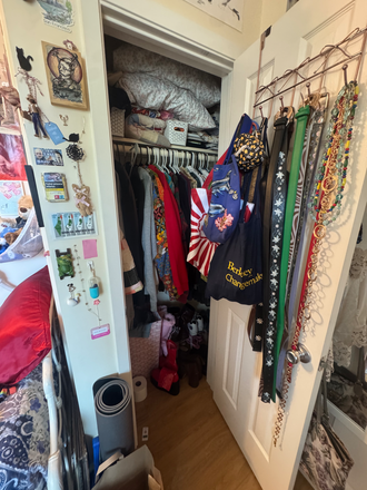 Bedroom Closet - Premium Properties Apartment on Northside