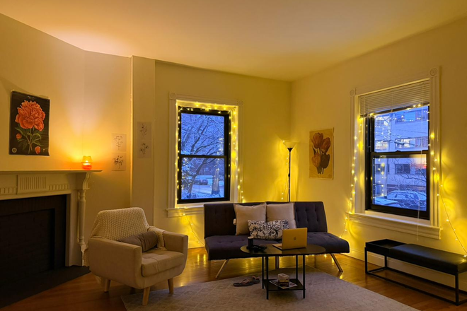 Living room - Subletting room during summer - Spacious apartment close to the Law School