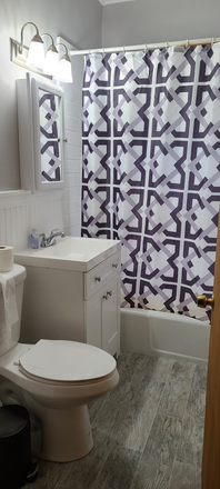 Bathroom - Bright & Spacious 2-Bedroom Near Tufts with Parking, Laundry & Outdoor Space Duplex