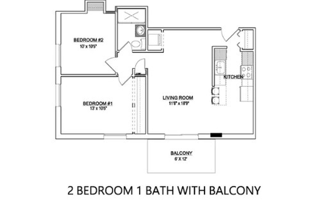 Floor plan - Skyview Terrace Apartments