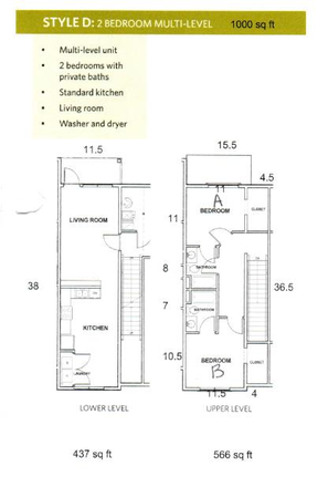 Floor Plan - The Quarters Mankato Apartments
