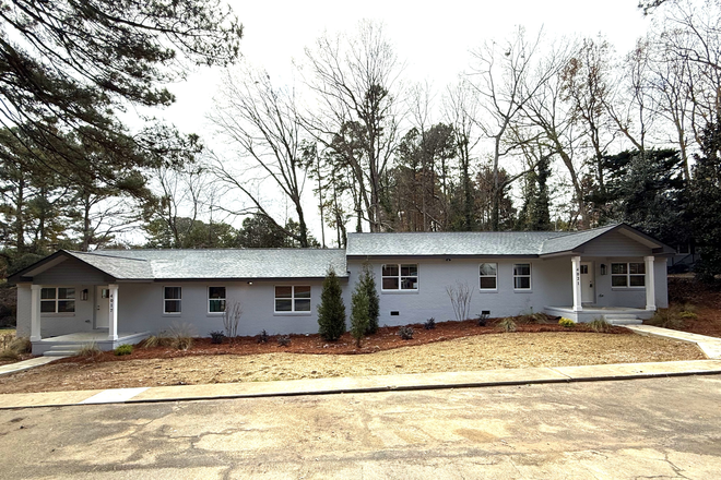Outside Street View - Totally renovated 4 BD/4BA ranch townhome  - like new!
