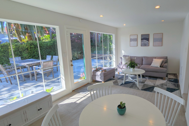 Living Room - Furnished 1BR/1BA Apartment in 94602 | Utilities Included (Oakland)