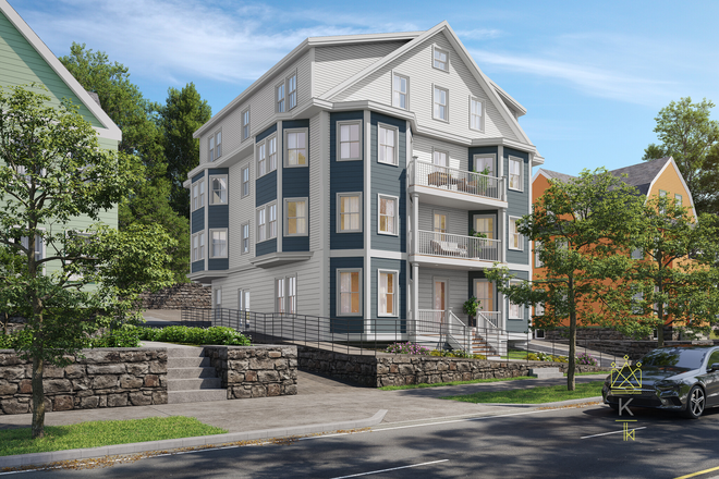Building Exterior - 584 Cambridge St – The New Standard for Luxury Apartments
