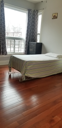 Bedroom large window - Furnished Room on Madison Ave