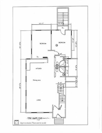 Floor Plan 1 - Townhouse,5beds 4 baths, 2Parking, Inman, Central, walk to MIT, yard