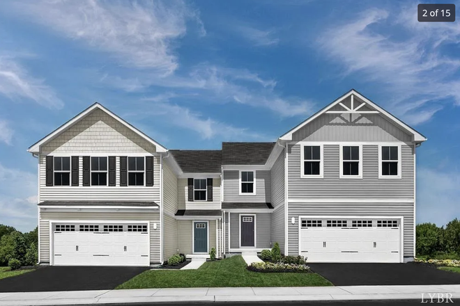 Image of the outside of the townhomes in the community - Townhome in Locust Thicket