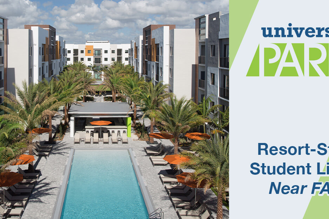 pool view - University Park Student apartments