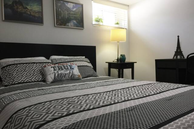Bedroom - Furnished Danforth Apartment - 2 Separate Bedrooms - Short-Term ($900 per bedroom for 2 students)