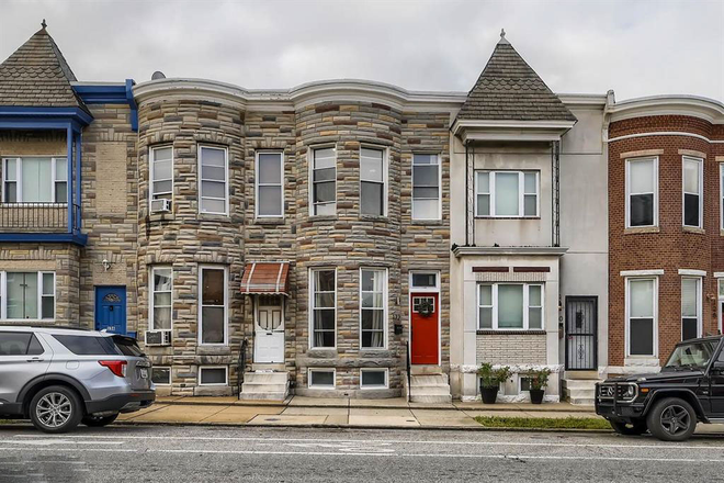 Front facade - Fully renovated townhouse featuring 3 bedrooms and 3.5 bathrooms in Highlandtown