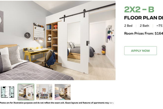 Bedroom - Hub on campus/Relet Apartments