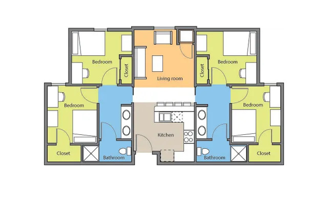 Layout - Bellarmine Hall Apartments