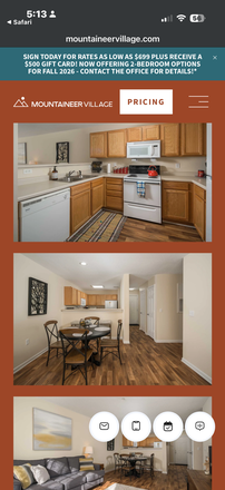 Kitchen - Mountaineer village Apartments