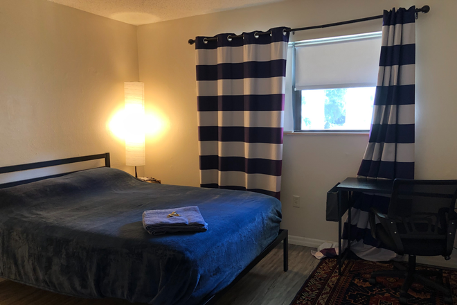 Guest/Lessee Bedroom; Closet Behind Camera - Brandywine Apartments