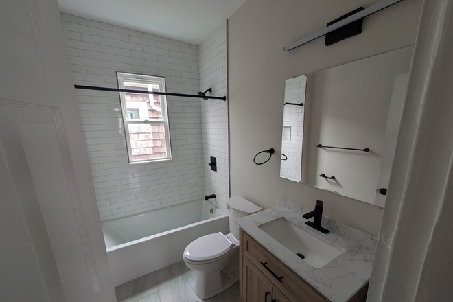 Bathroom - 49 Hancock St - Spacious renovated apartments close to campus and the T!