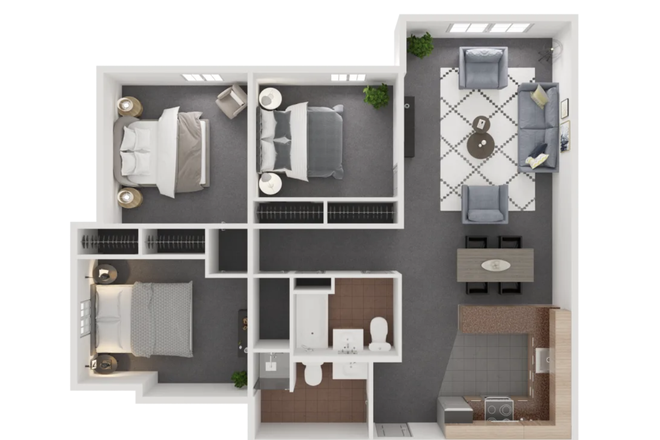 Overview of floor plan - Vesta Apartments