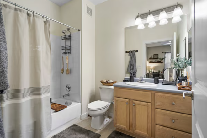 Bathroom - Campus Crossings Briarcliff 1b1b in 2b2b Unit - Available ASAP