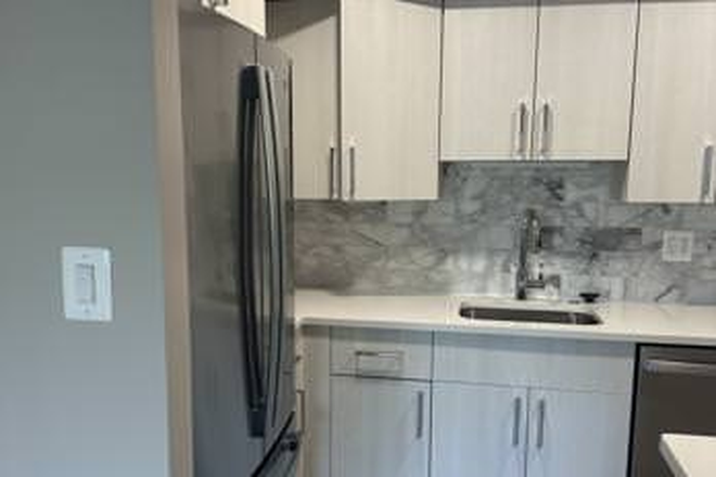 Kitchen - One bedroom apartment with two floors at Vaughan Place. Bedroom upstairs, living room and ki