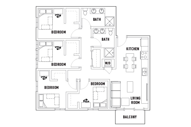 Layout - The Jack Apartments