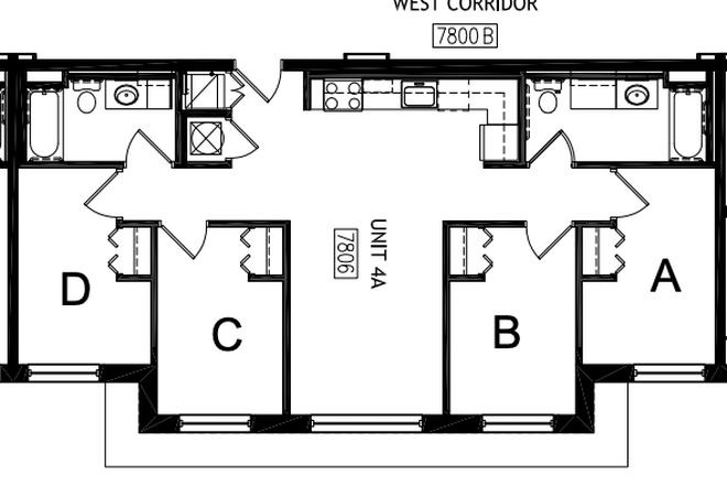 Room D is available - Commons 7 4bedx2bath Apartments