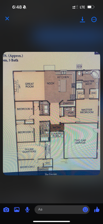 Layout of the house - Bedroom 4 Available - 1 bedroom available in a 5 bedroom house