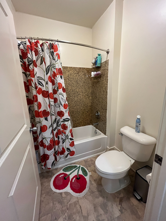 Shared bathroom - SUMMER 2026 SUBLEASE, 2 bedrooms available in 2BR apartment at Euclid Square, close to campus