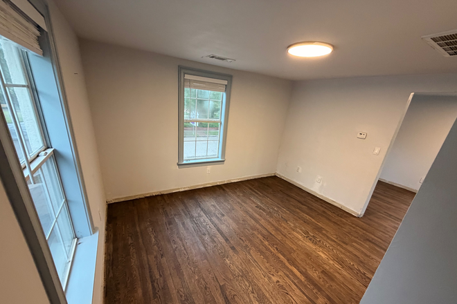 New Select Oak Hardwood Floors being Installed - Bedroom - 1 Bedroom Apartment - Walkable to Rice University in Historic Boulevard Oaks